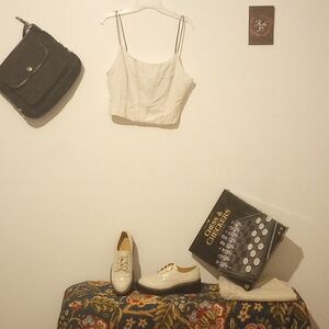 NWT Cropped Spaghetti Strap Tailored Tank!*